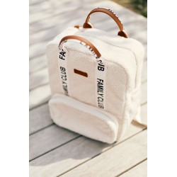 Childhome Plecak Family Club Signature Teddy Off white