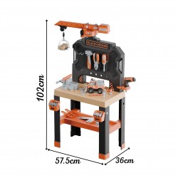 SMOBY Warsztat z Dźwigiem Black+Decker Bricolo Builder