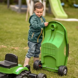 WOOPIE Traktor na Pedały Big PowerTrac z Przyczepą XXL