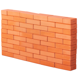 CLASSIC WORLD EDU Mega Klocki Cegiełki EVA 90 szt. Konstrukcyjne Miękkie do Budowania