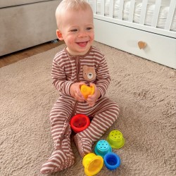 WOOPIE GREEN Pudełko Box 6w1 13-15m Montessori Edukacyjne Sensoryczne FSC