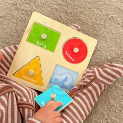 WOOPIE GREEN Pudełko Box 6w1 13-15m Montessori Edukacyjne Sensoryczne FSC