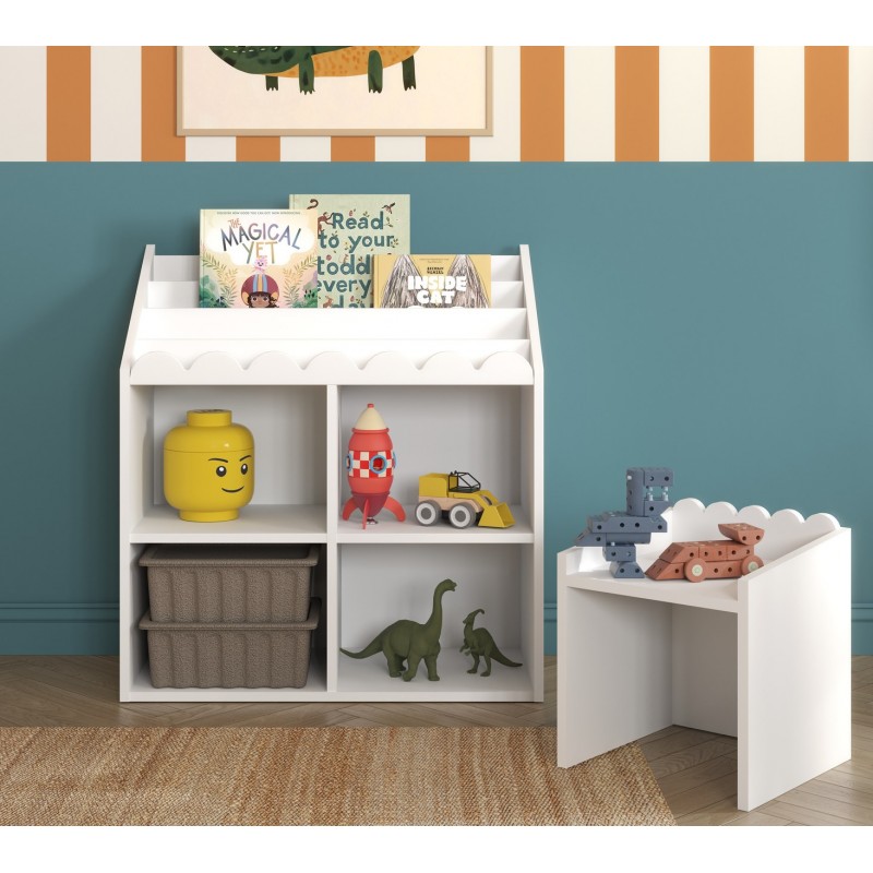 Regał na książki BooK NooK snow Bellamy