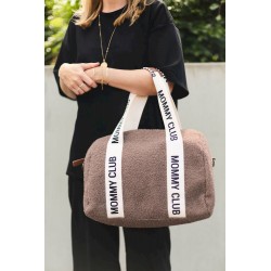 Childhome Torba do wózka Mommy Club Signature Teddy Soft brown