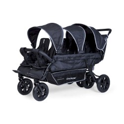 Childhome Wózek sześcioosobowy Sixseater Black