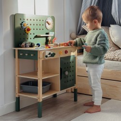 WOOPIE GREEN Drewniany Warsztat STEM Zestaw z Narzędziami