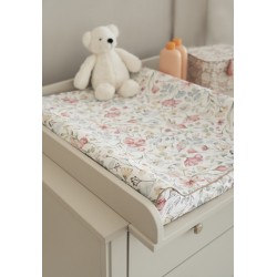 Komoda dziecięca 3 szuflady + 1 drzwi Pinio Petite – komoda do pokoju dziecka z opcją przewijaka, szampańska - przewijak