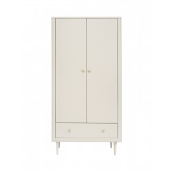 Drewniana szafa dziecięca 2-drzwiowa Pinio Petite – szafa do pokoju dziecka