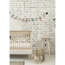 Łóżeczko dziecięce Pinio PETITE 120×60 cm – tapczanik 2w1, drewniane, regulowane