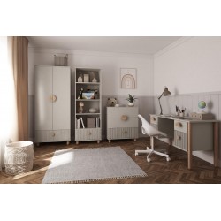 Komoda loft 3 szuflady kaszmir - zestaw mebli dziecięcych