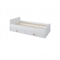 Nowoczesne łóżko dziecięce LOFT z szufladami – tapczan jednoosobowy 160x80