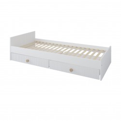 Nowoczesne łóżko dziecięce LOFT z szufladami – tapczan jednoosobowy 200x90