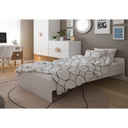 Nowoczesne łóżko dziecięce LOFT – tapczan jednoosobowy 200x90