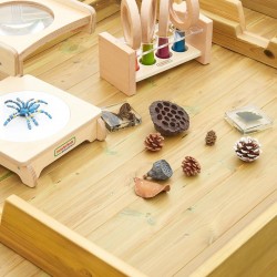 MASTERKIDZ Drewniany Stół Edukacyjny 1200L STEM Outdoor + Akcesoria
