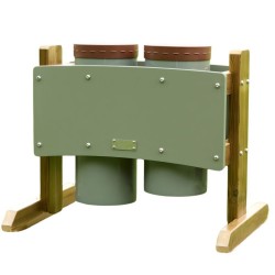 MASTERKIDZ Dwa Bębny Konga Wolnostojące Outdoor
