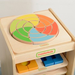 MASTERKIDZ Szafka Do Przechowywania Tabliczek Edukacyjnych