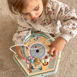 TOOKY TOY Drewniany Sześciokąt Montessori Otwierane Pudełko
