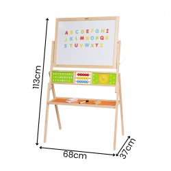 VIGA Duża Tablica Edukacyjna 2w1