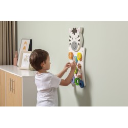 VIGA Drewniana Tablica Manipulacyjna Zebra Certyfikat FSC Montessori