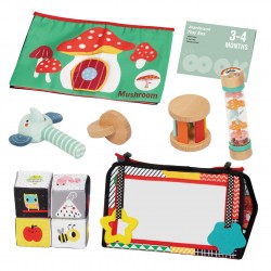 WOOPIE GREEN Pudełko XXL Montessori Sensoryka i Edukacja 6w1 FSC