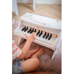 CLASSIC WORLD Pianino Czarne Drewniane Fantasy