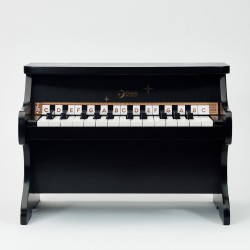 CLASSIC WORLD Pianino Czarne Drewniane Fantasy