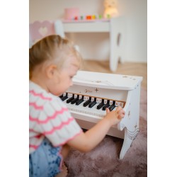 CLASSIC WORLD Pianino Czarne Drewniane Fantasy