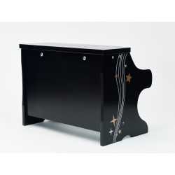 CLASSIC WORLD Pianino Czarne Drewniane Fantasy