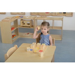 MASTERKIDZ Drewniany Sorter Sensoryczny Łączenie Dźwięków Montessori