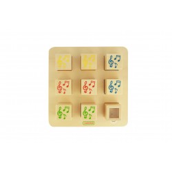 MASTERKIDZ Drewniany Sorter Sensoryczny Łączenie Dźwięków Montessori
