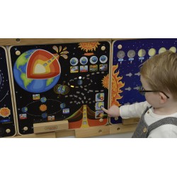 MASTERKIDZ Tablica Edukacyjna Ziemia Montessori