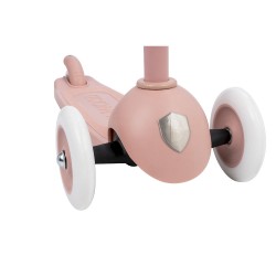 Banwood Hulajnoga ECO z koszykiem Pin & Ride Dusty Rose