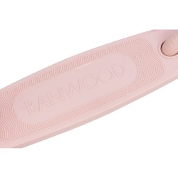 Banwood Hulajnoga ECO z koszykiem Pin & Ride Faded Pink