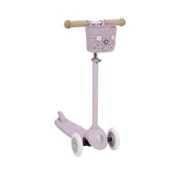 Banwood Hulajnoga ECO z koszykiem Pin & Ride Lavender