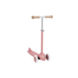 Banwood Hulajnoga ECO z koszykiem Pin & Ride Raspberry
