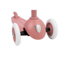 Banwood Hulajnoga ECO z koszykiem Pin & Ride Raspberry