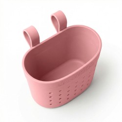 Banwood Hulajnoga ECO z koszykiem Pin & Ride Raspberry