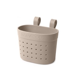 Banwood Hulajnoga ECO z koszykiem Pin & Ride Sand