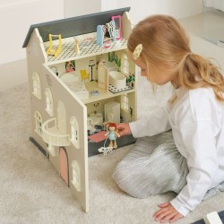 CLASSIC WORLD Drewniany Domek dla Lalek Vintage