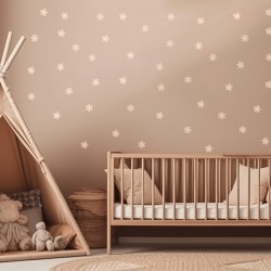 Naklejki Ścienne Stokrotki Brzoskwiniowy róż