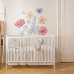 Naklejki na ścianę Wiosenny Ogród – Dekoracja Pokoju Dziecka Boho Zestaw I