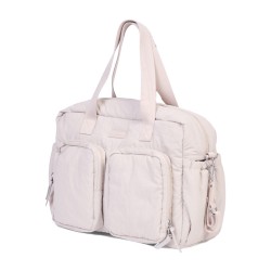 Childhome Torba do wózka + mała torebka Mellow Beige