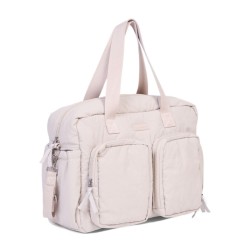 Childhome Torba do wózka + mała torebka Mellow Beige