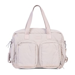 Childhome Torba do wózka + mała torebka Mellow Beige