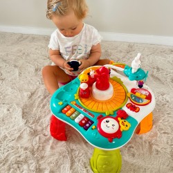 WOOPIE BABY Stolik Edukacyjny Interaktywny 2w1 Pianinko Dźwięki