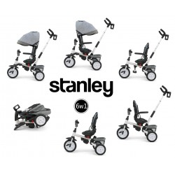 Milly Mally Rowerek Trójkołowy 6w1 Stanley Rubber Grey