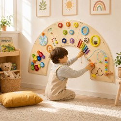 VIGA Tablica Manipulacyjna Ścienna Łuk Montessori
