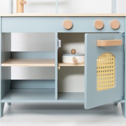 VIGA PolarB Drewniana Kuchnia Sklep 2w1 Stragan z Akcesoriami 3+ dla Dzieci