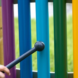MASTERKIDZ Kolorowe Cymbałki Wolnostojące 95cm Outdoorowe