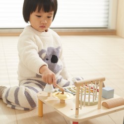 Viga Drewniany Stolik Edukacyjny Muzyczny Sensoryczny 7W1
